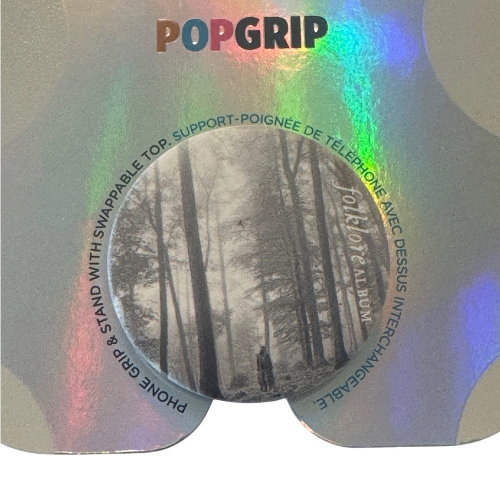 Taylor Swift PopGrip with Folklore Album Design